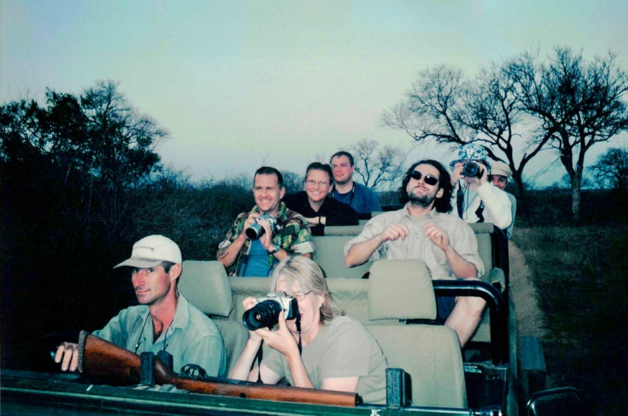 Our group during the Ecotraining course in the Timbavati, 2003