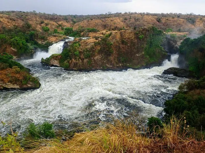 View of Murchison Falls in Uganda