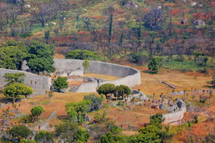 Citadel of Great Zimbabwe, the greatest historical site in Sub-Saharan Africa