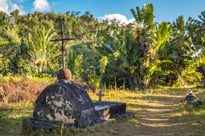 Nosy Boraha is home to the only pirate cemetery in the world