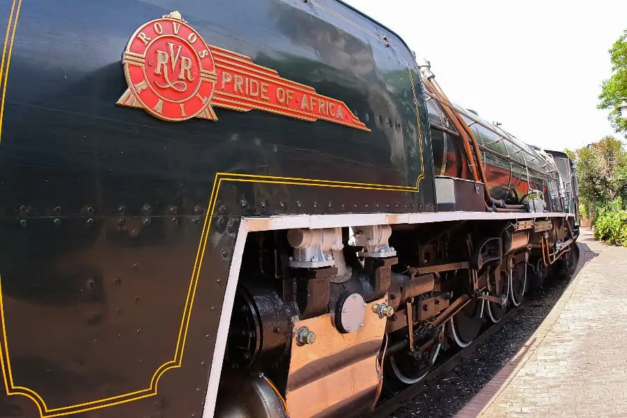 Rovos Rail steam train locomotive