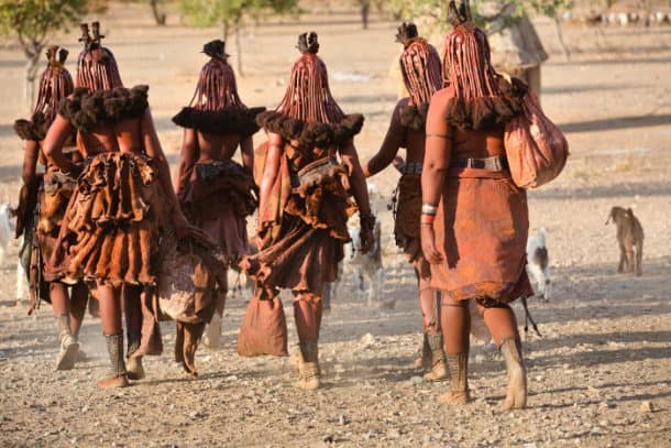 Himba People Namibias Desert Tribe 