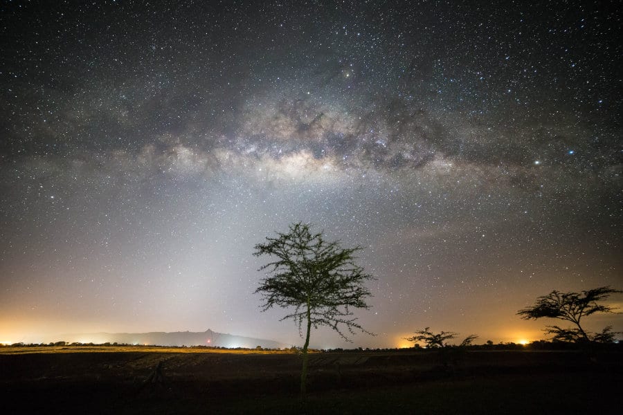 The Milky Way from the Ol Pejeta Conservancy in Kenya