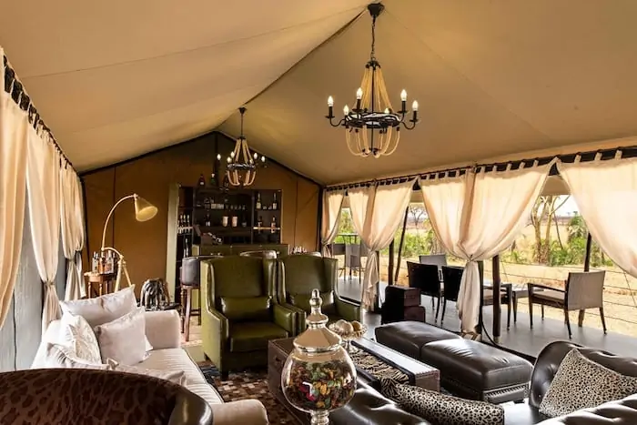 Luxury glamping in Tanzania | Photo credits: Ole Serai luxury camp