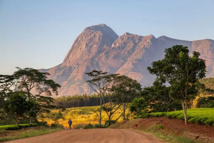 Mount Mulanje (or Mulanje Massif) in Malawi