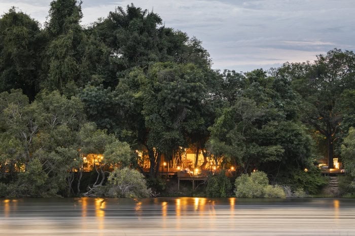 Tsowa Safari Island viewed from the river